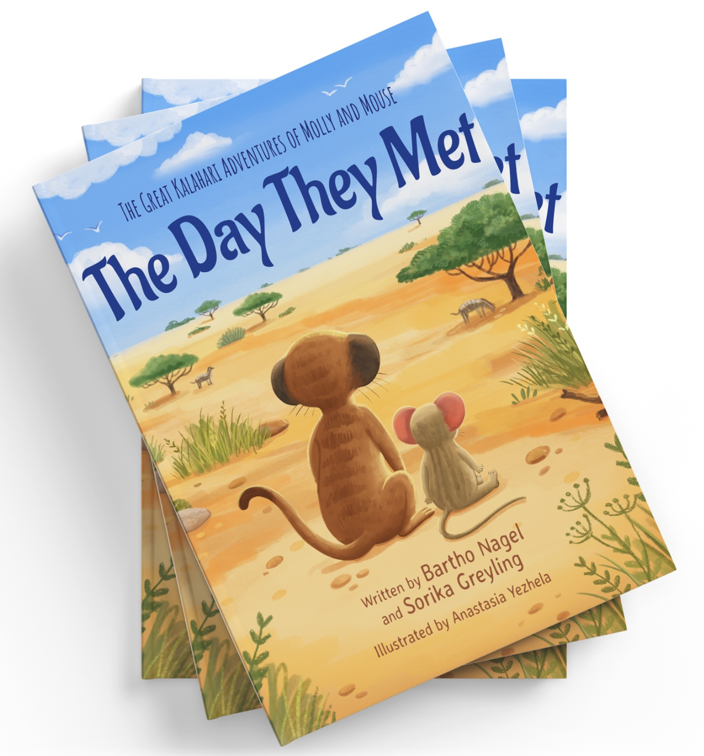 Ілюстрації до дитячої книги Великі калахарські пригоди Моллі та Мауса