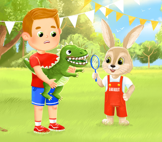 Ілюстрації до дитячої книги Лакалут